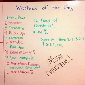 12 days of christmas best sale kettlebell workout